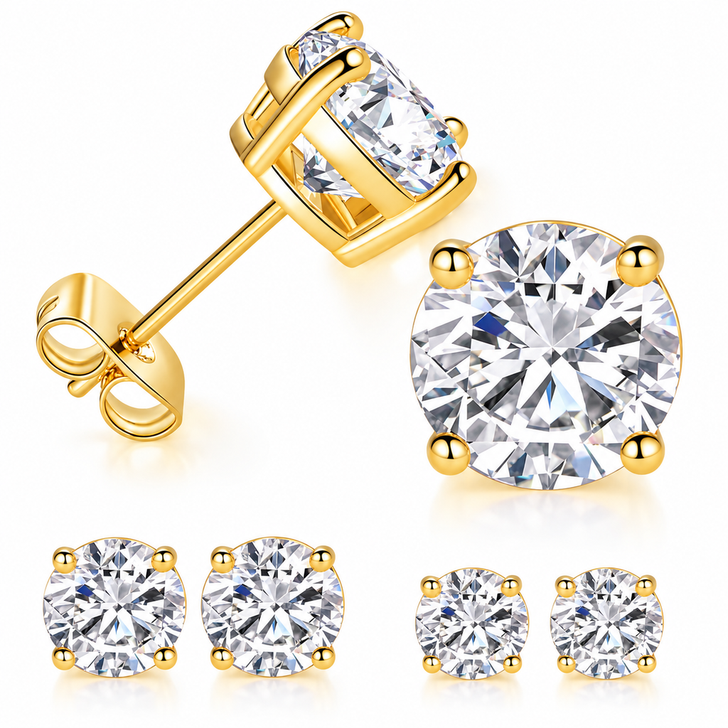 VERA Moissanite Stud Earrings